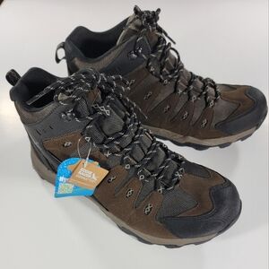 NEW Eddie Bauer Men's 13 Maple Ridge Outdoor Waterproof Hiking Boots Brown NWOB